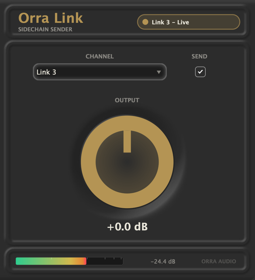 Orra Link — Sidechain Sender Companion Plugin